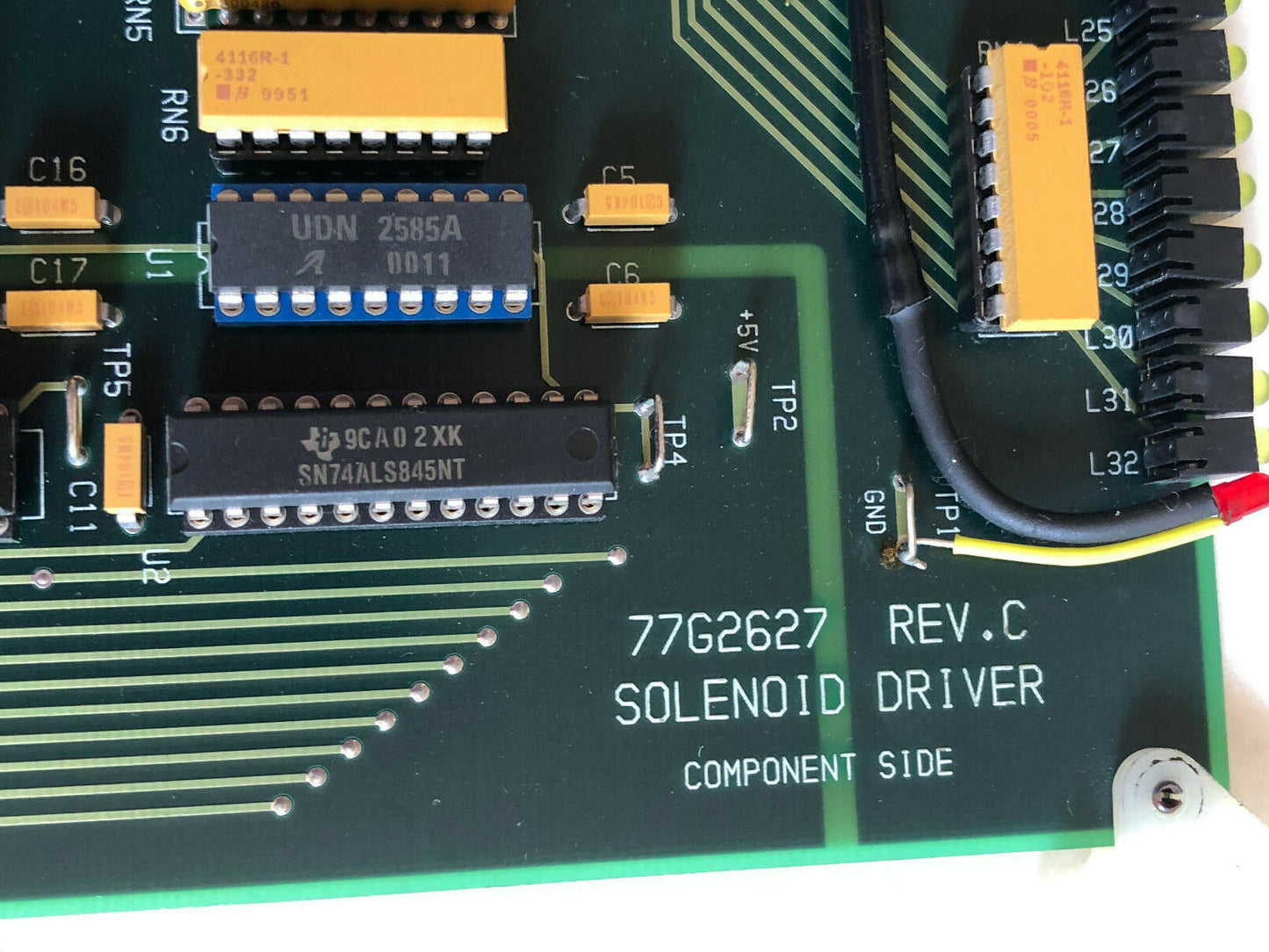Ibm Driver Circuit Board 77G2627 Rev.C Solenoid Driver Ly4900,Bp