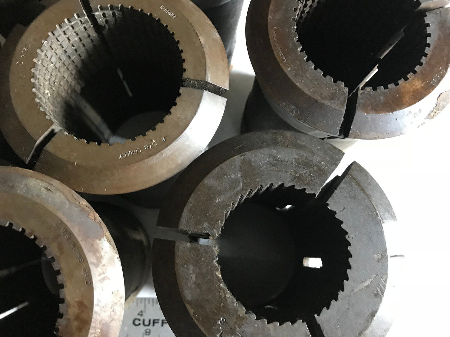 Lot 10 Hardinge 2-5/8" Gridley Round Collet 2-15/32,2 1/8,2 15/32,2 5/8,Aj