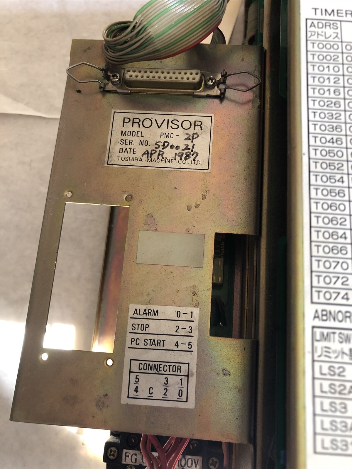 Toshiba Is80epn Injection Controller,Hk50a-5 Checker Chk-105S,Pmc-2P,H0550593,Bh