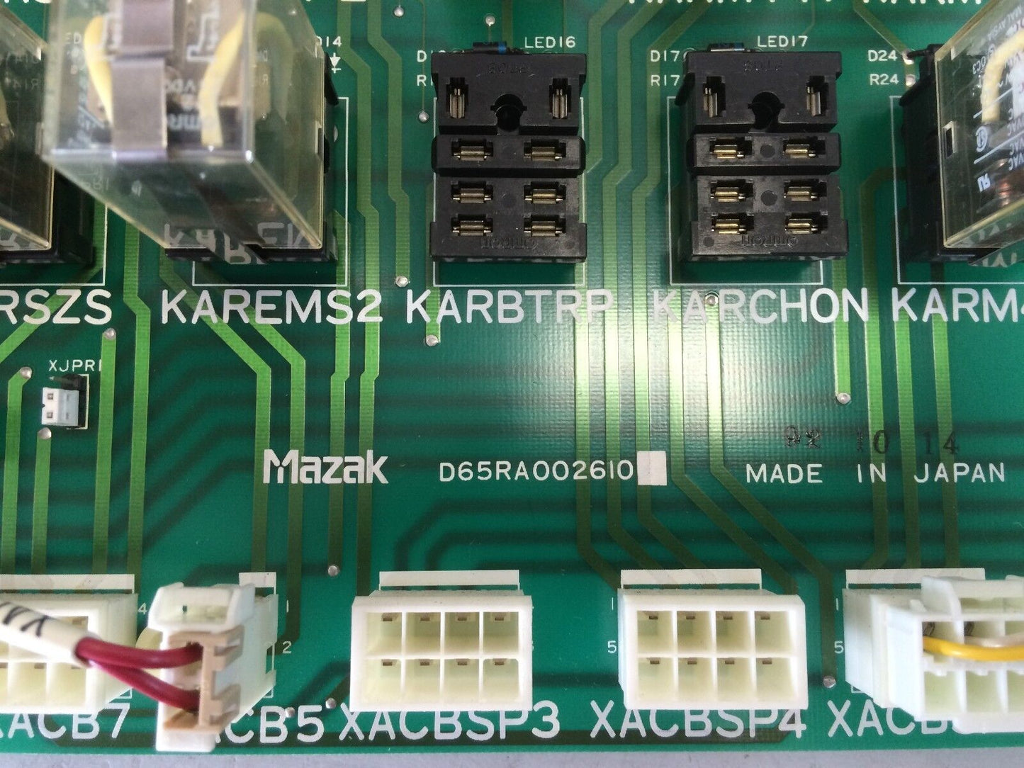 Mazak D65ra002610 Plc Pcb Control Board,Sk