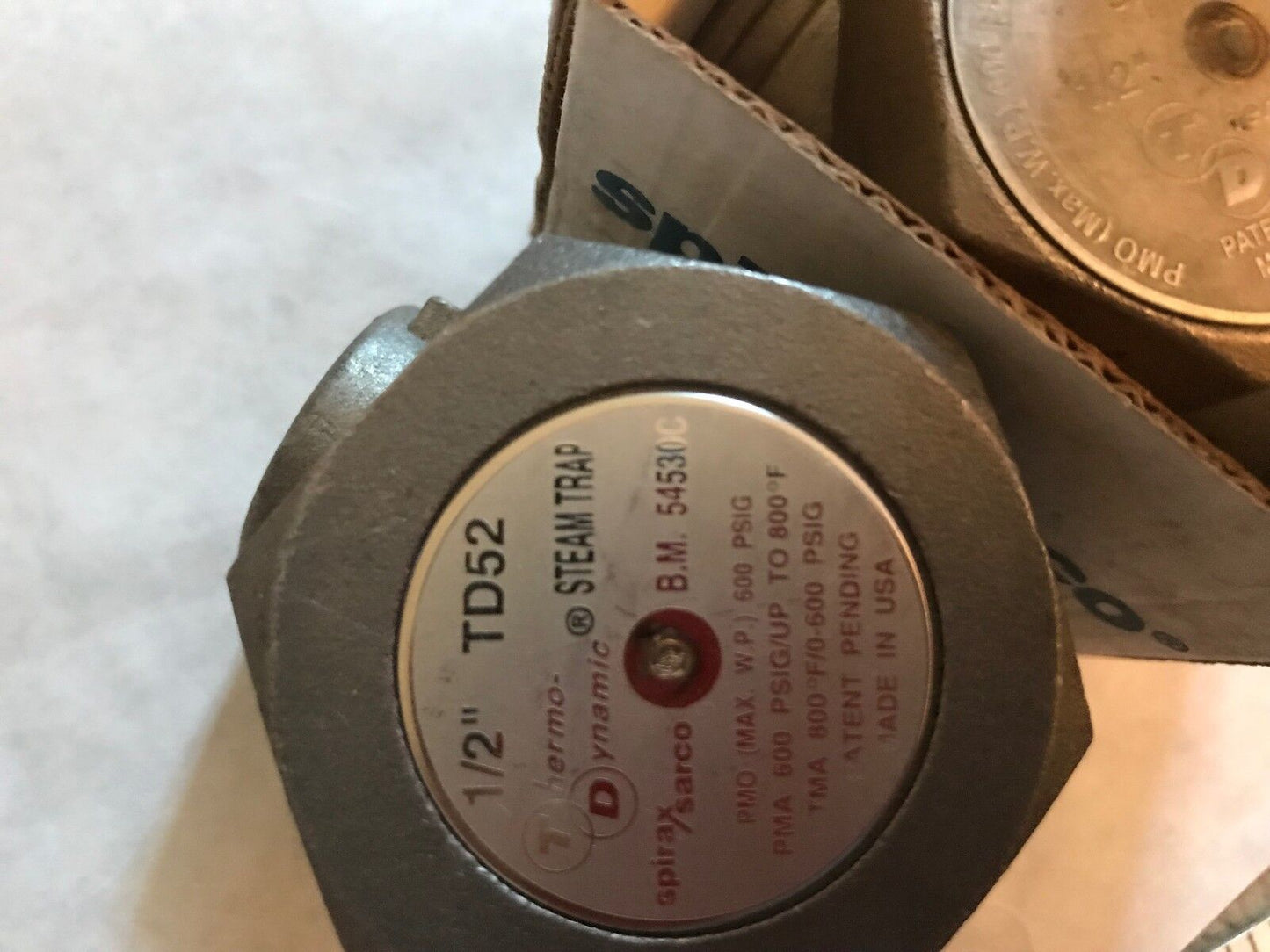 New 1/2 Td52, 1/2" Spirax Sarco Td52,B.M. 54530C, Thermo Dynamic Steam Trap,Te