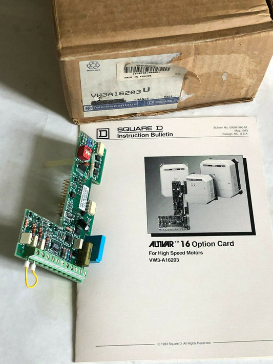 New Square D Vw3a16203,Telemecanique 03855060312A04 Controller,Df