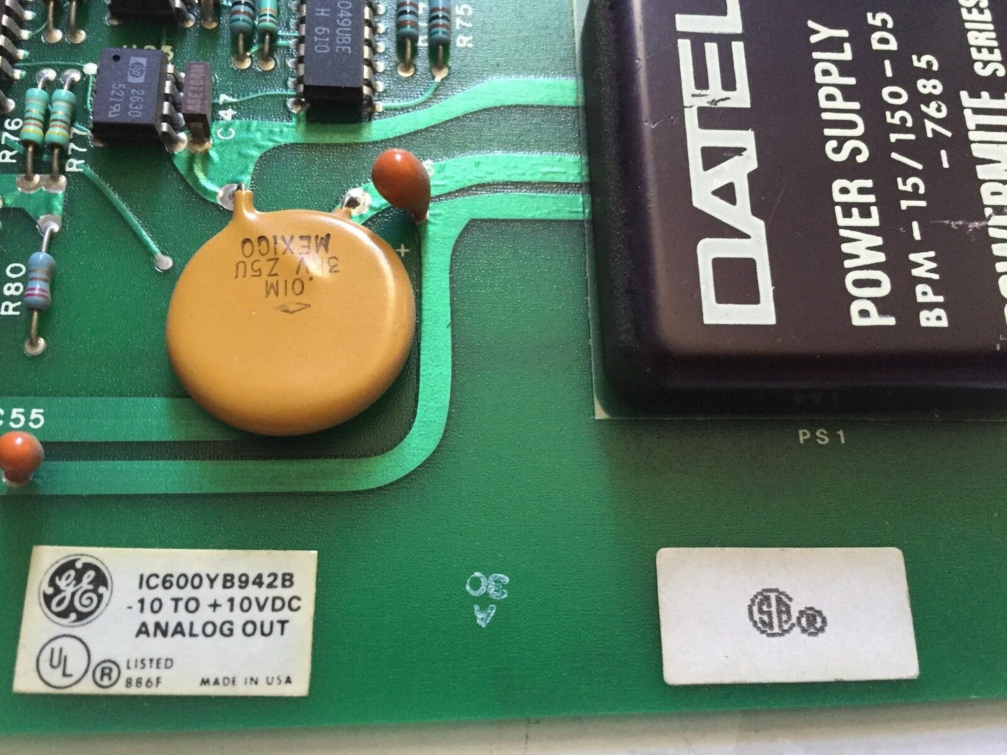 Fanuc Ge Ic600yb942b, 44A717106-010, Output,Ee