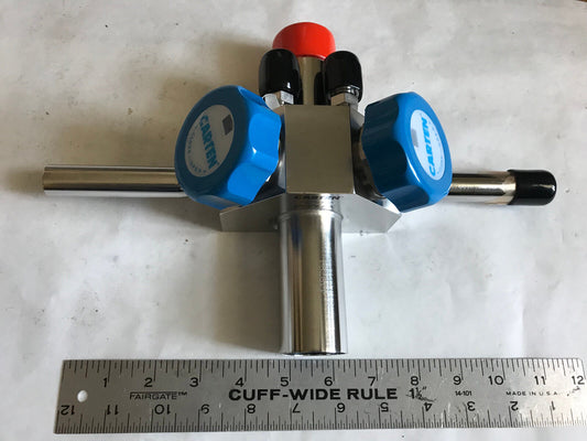 Carten 501117-01-Blu Cross-Duplex V60016 Diaphragm Valve 448784,375 Duplex,Sr