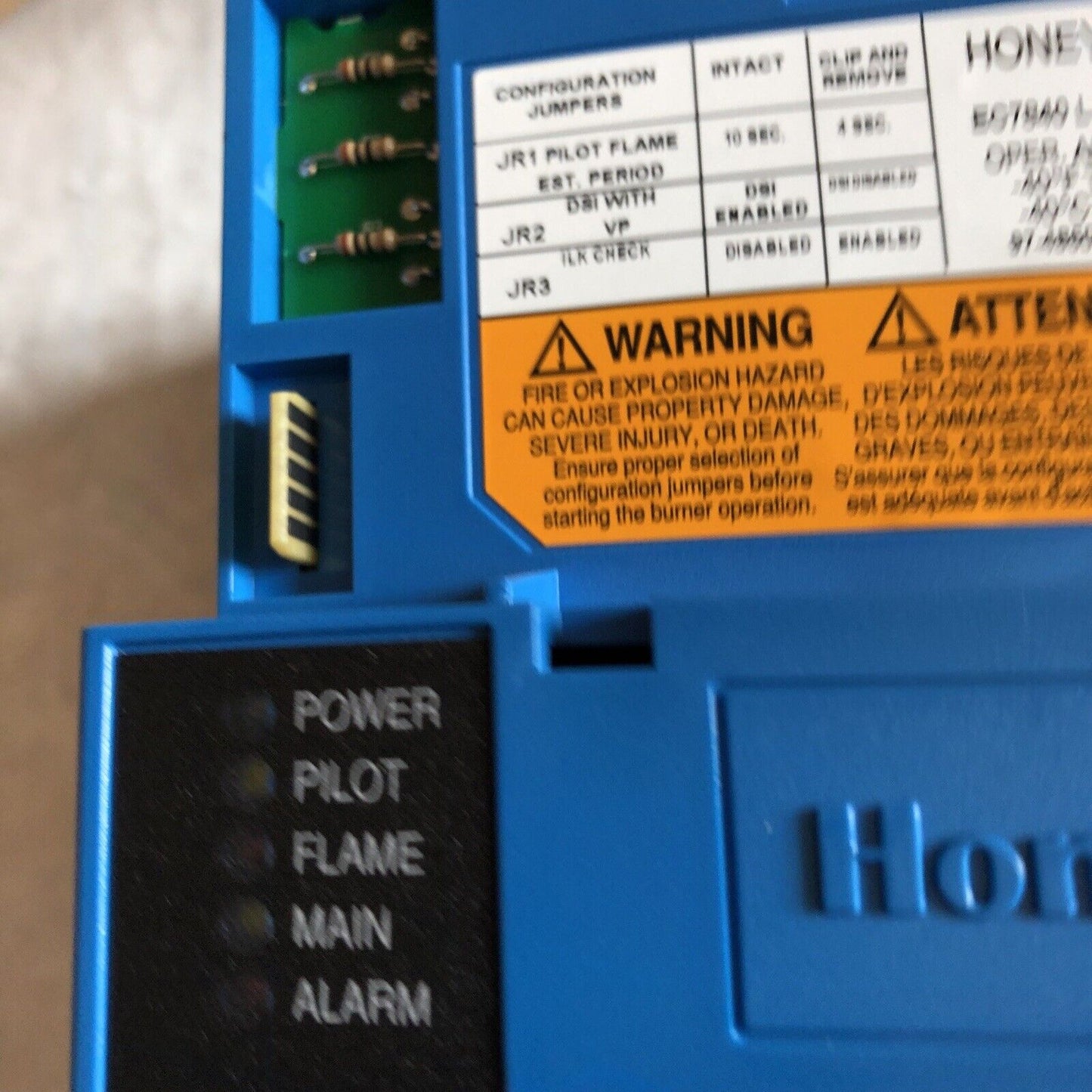 New Honeywell Ec7840 L 1014 Burner Control ,Honeywell Ec7840l 1014,Df