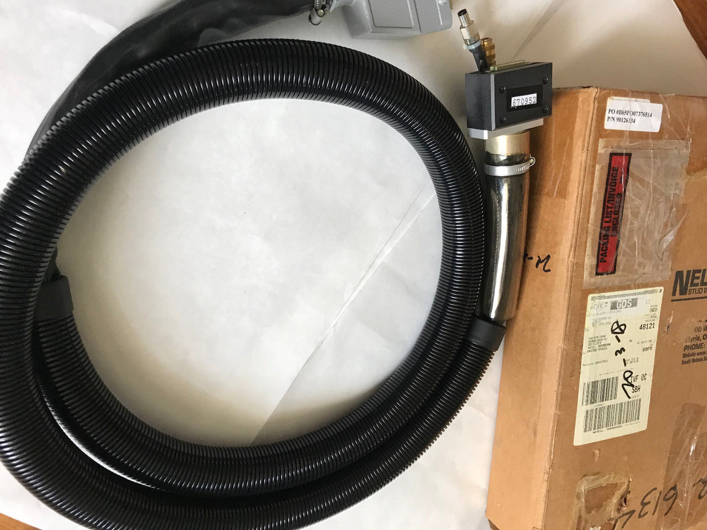Nelson Stud Welding 670952,90126134 Combo Cable 4 Nelson Servo Gun 67-09-52,Sr
