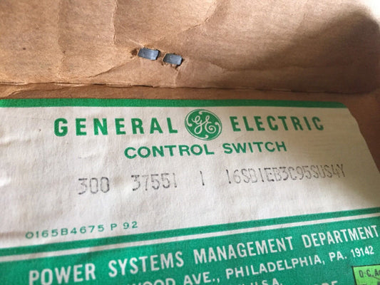 New General Electric 16Sb1eb3c95sus4y,300 37551 1  Switch Cam 5 Stage 3 Pos,Yg