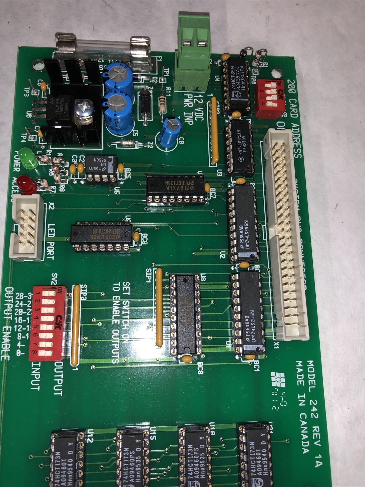 Sciemetric Multiplexer Analog Interface 242 Rev1a Digital I/O Module,Fg