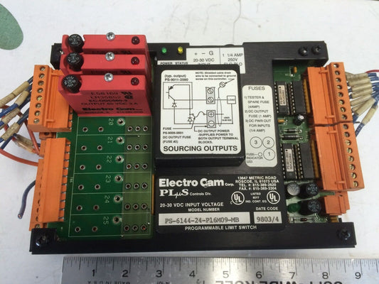 Electro Cam Ps-6144-24-P16m09-Mb Programmable Limit Switch, 20-30 Vdc,Bt