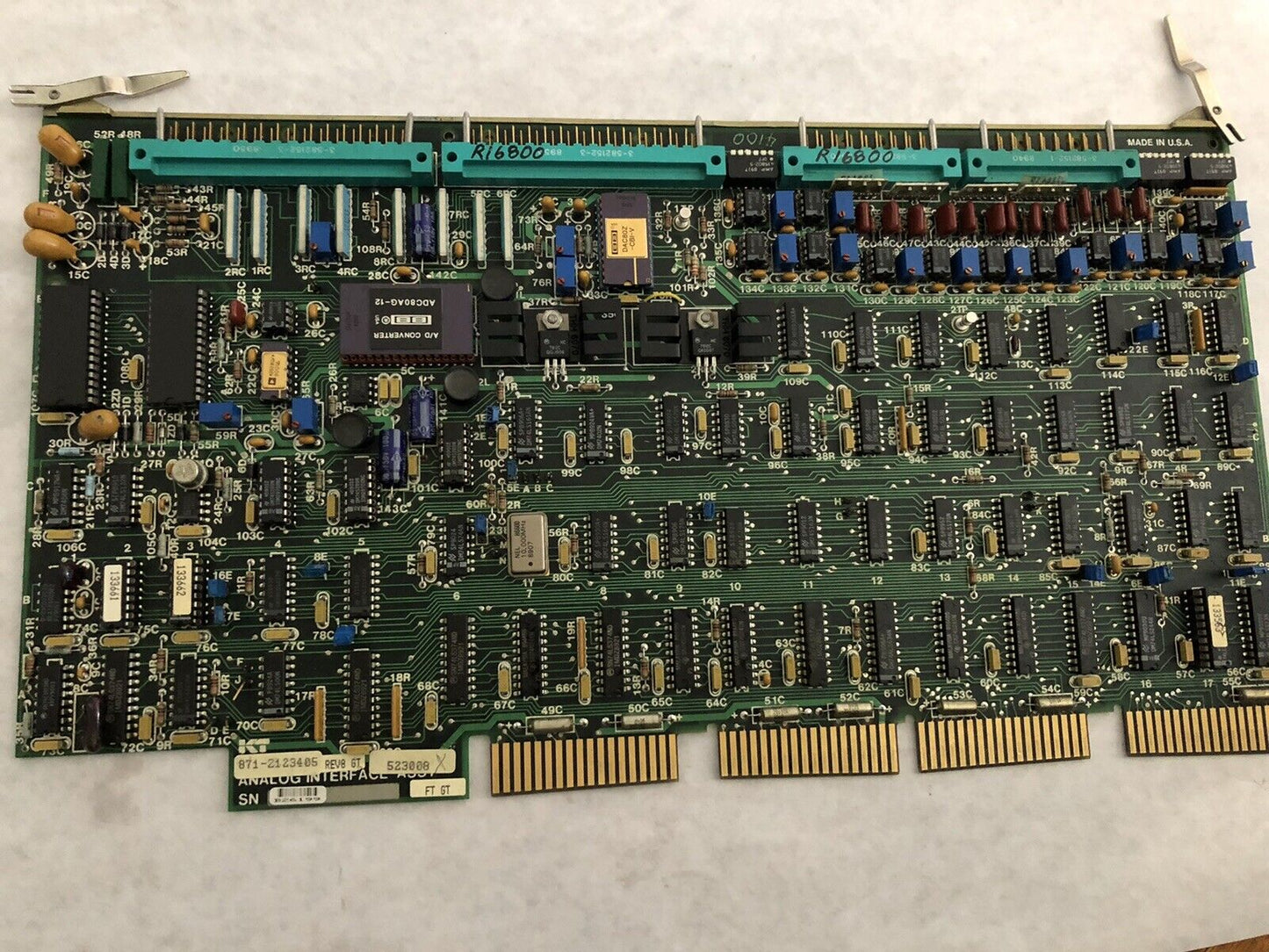 Kt Kearney & Trecker 871-2123405,1216988,1-21234 Analog Interface Board,Di