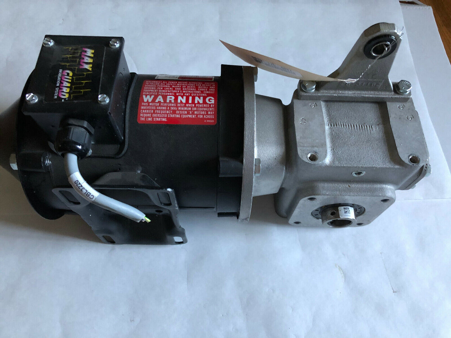 Marathon Y592 Induction Motor W/ Grove Gear El-Hmq-818-40-H1-56-16,Sg