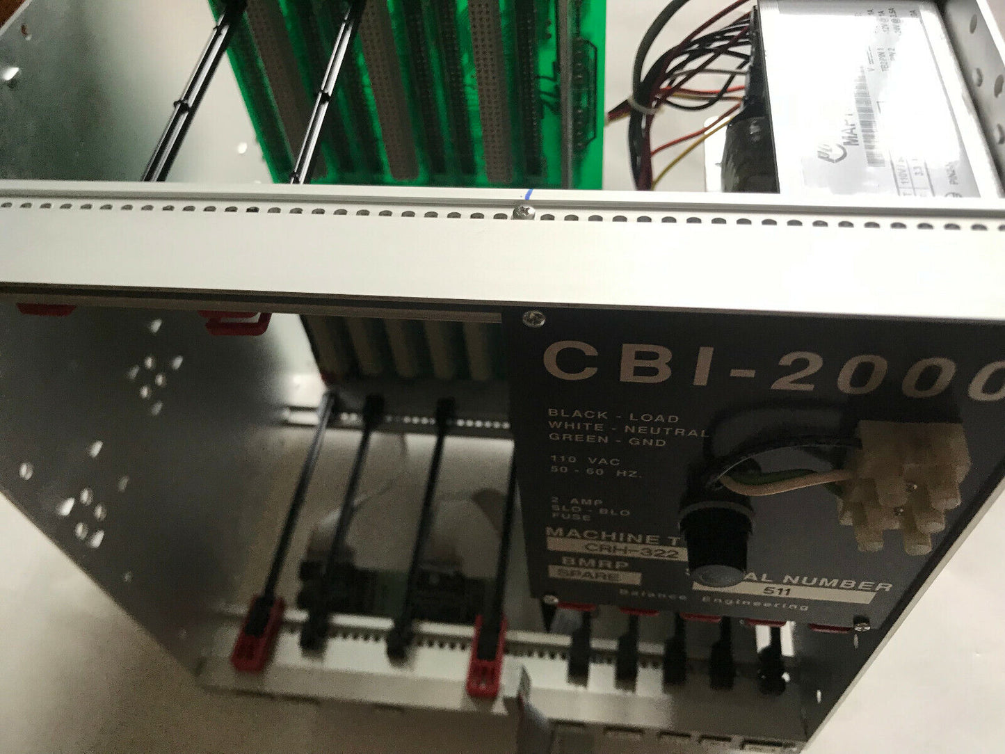 Balance Engineering Crh-322 Cbi-2000,Bebbpl-200,13890066 Controller Slot Rack,So