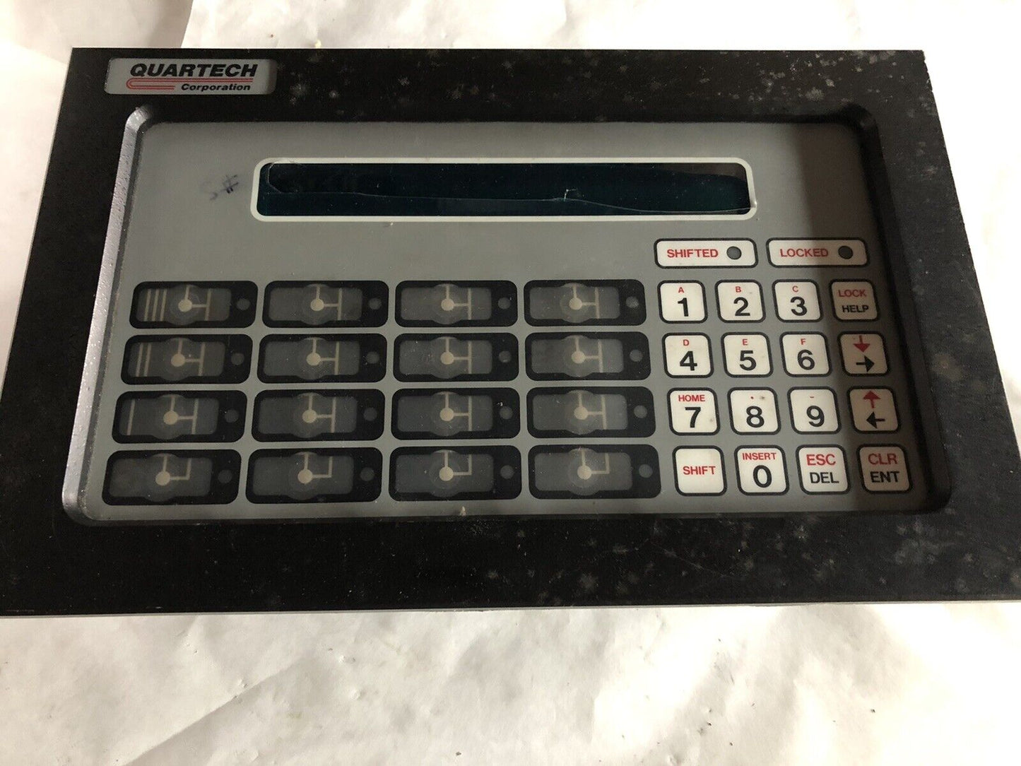 Quartech 9800-Ac-Mn-O-0 Operator Display 9800-Ac-Mn-0-0,(Plastic Damaged),32K,Ef