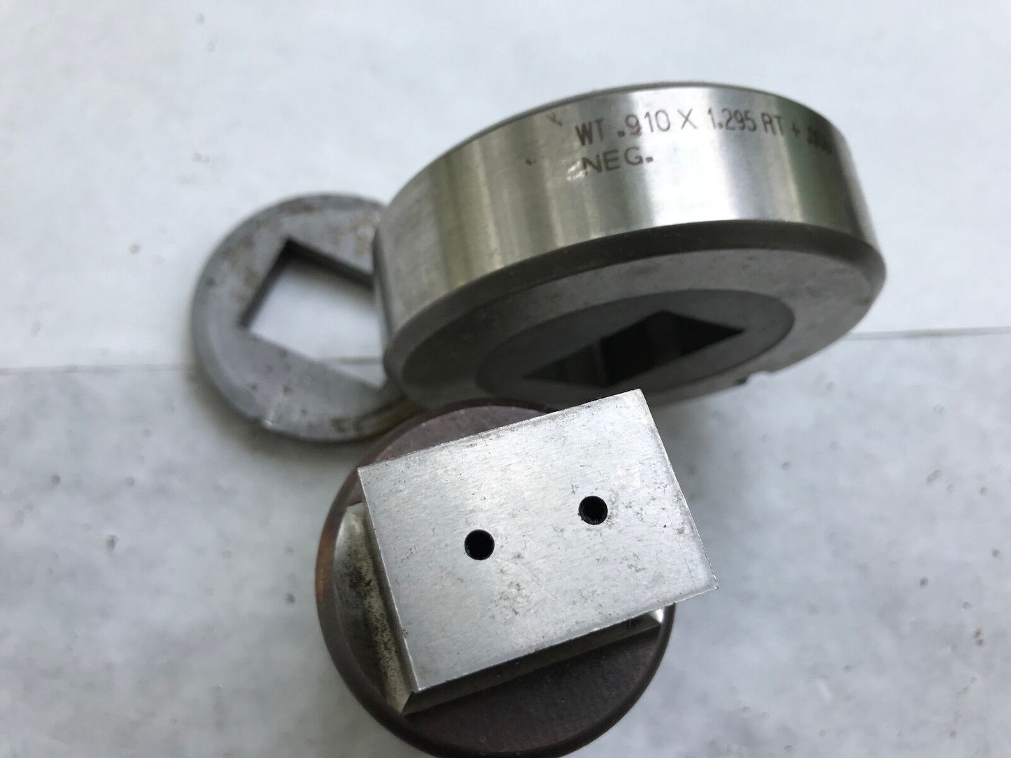 Wilson Rectangle Punch Die Wt.910X01.295 Rt 1/2-1.3,Tg