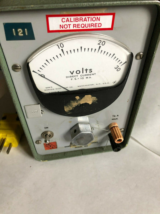 Quan-Tech 103 Laboratories 103 Power Supply,Marion Mm3,Fi