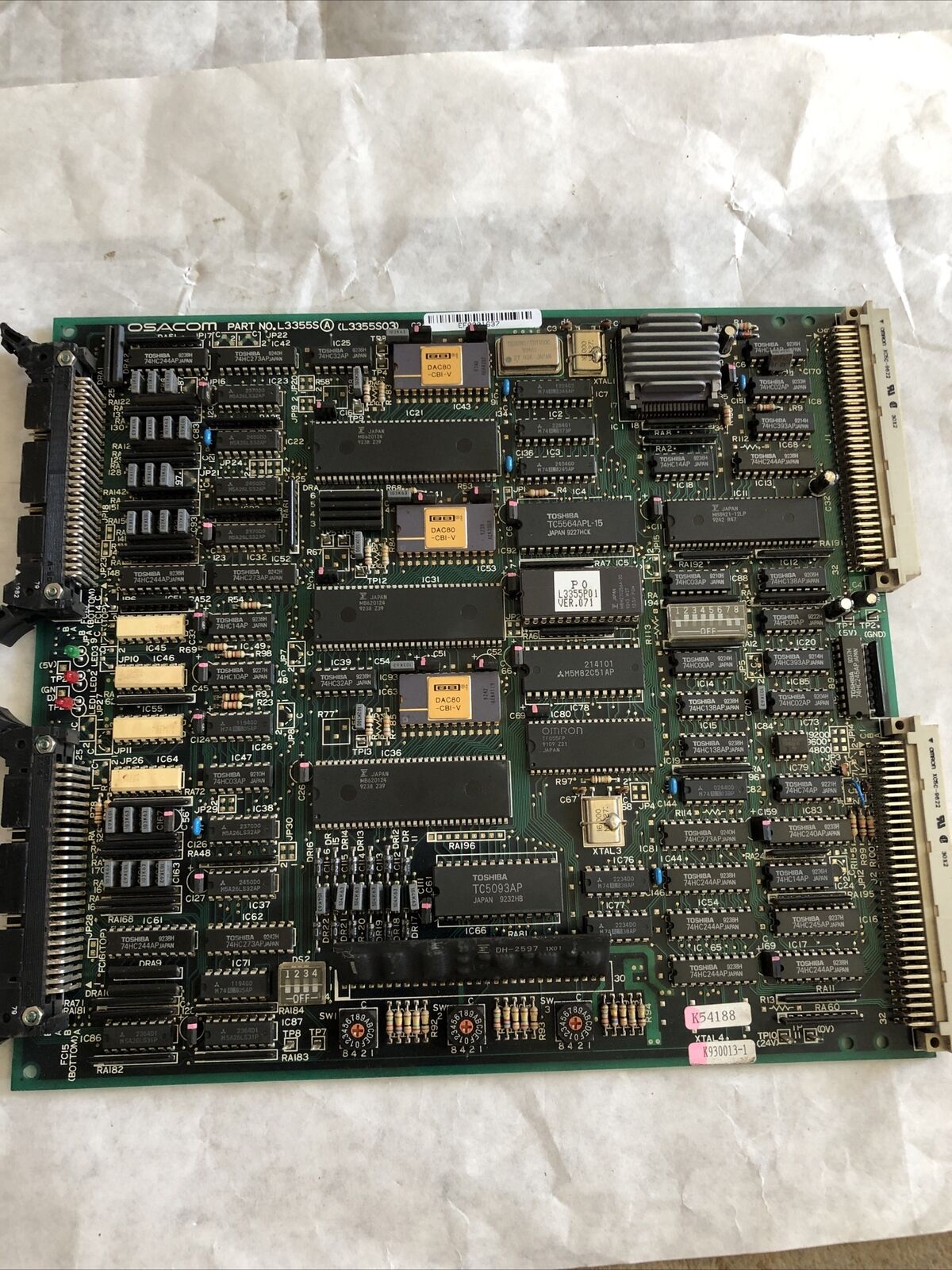Osacom L3355s (L3355s02) (L3355s03) Pc Controller Board ,Bh