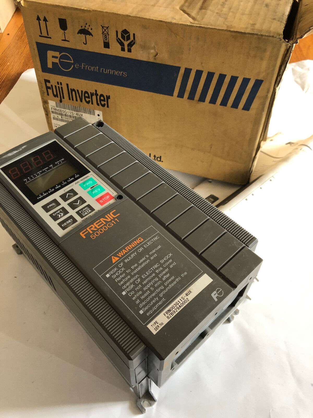 New Fuji Electric Frn003g11s-4Ux Inverter Drive,Frn003g11s 4Ux,Frenic 5000G11,De