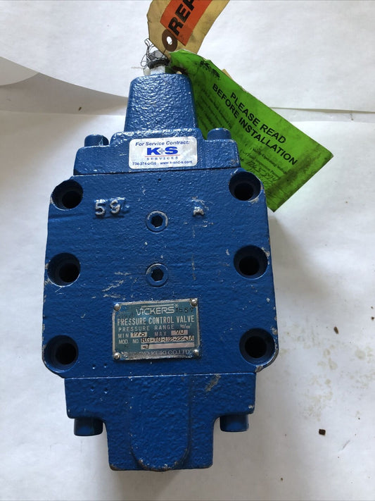 Vickers Rg-10-D8-22-Ja-J, Rg-10-D2-22-Ja-J  Pressure Control Valve,Dg