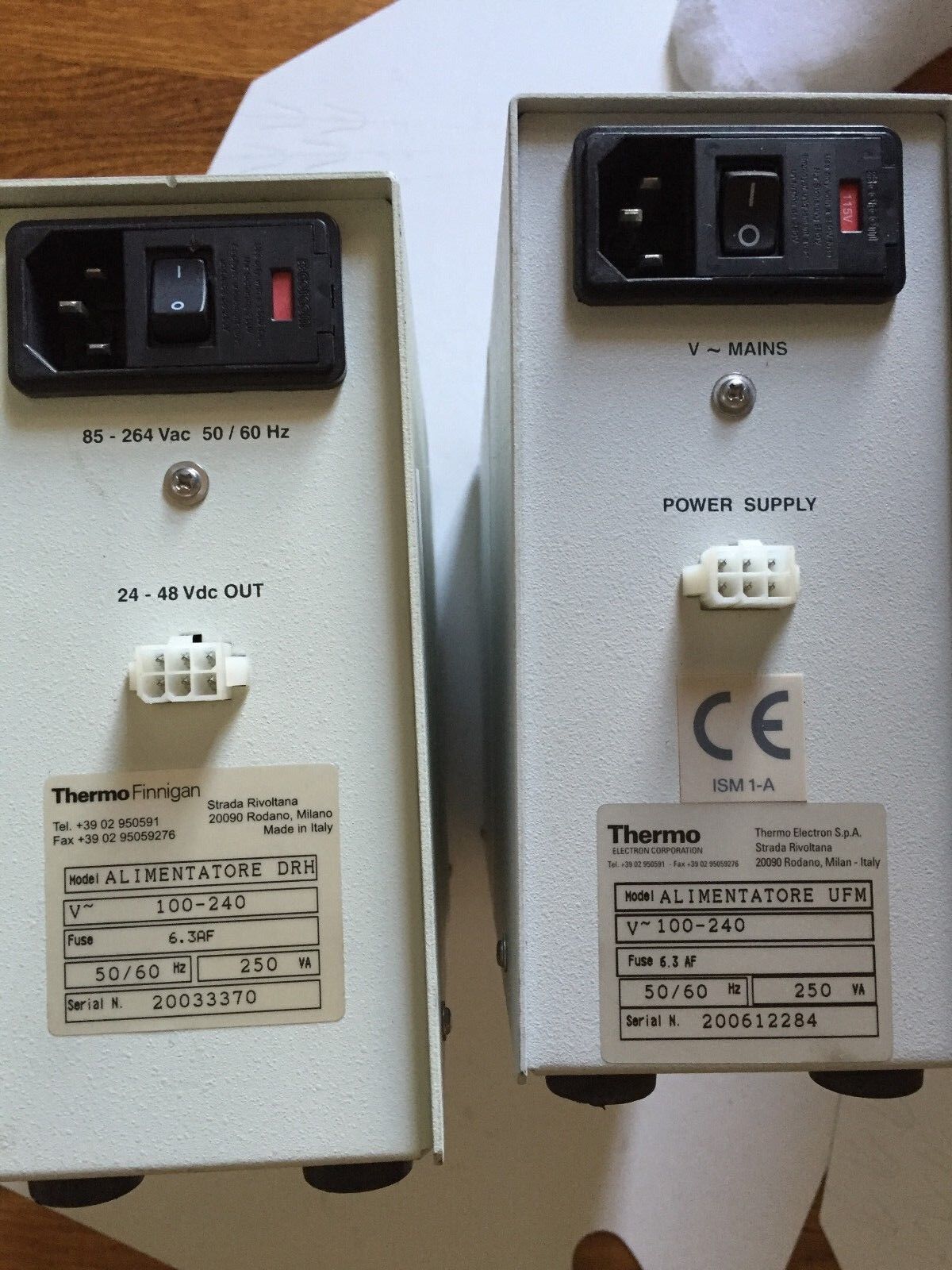 Thermo Alimentatore Ufm,Thermo Finnigan Alimentatore Drh Power Supply,Bb,Bh