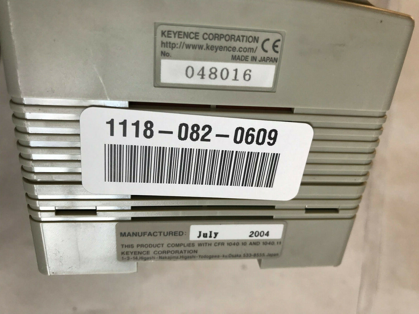 Keyence Lk-2001 Ccd Laser Displacement Sensor Controller ,Sm