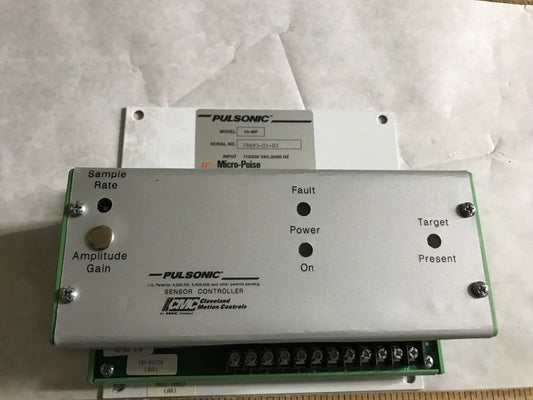 New Itw Pulsonic 10-Mp Sensor Controller Micro-Poise Cmc Pulsonic 10-Mp,Eo