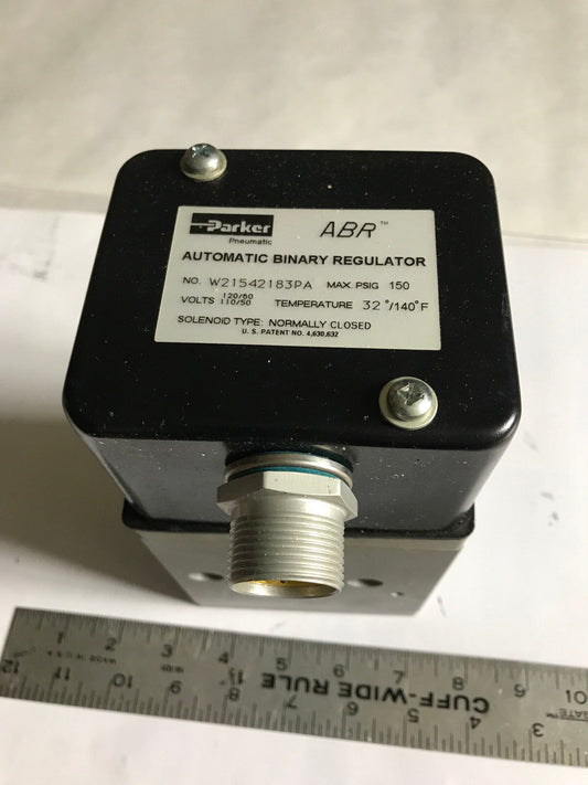 Parker Abr W21542183pa,X8987-4C,1/2" Pneumatic Automatic Binary Regulator,Es