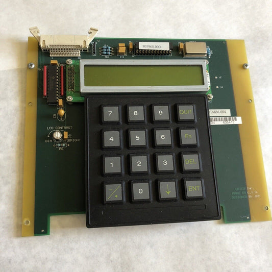 Unico 316466.004 Keypad & Display Control Drive Motor,Az