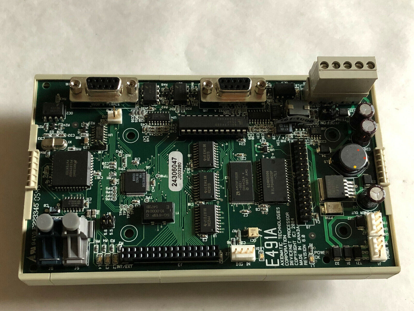 New Axiomatic Technologies E491a Devicenet Processor, Revision 6.0 E223345,Di