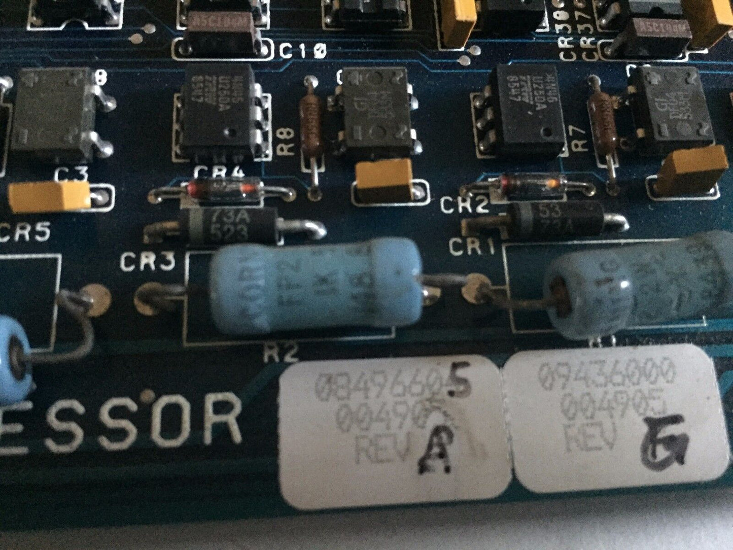 Honeywell 09436000 Rev G,05345201 Measurex Unitec Processor Ccp Personality,Cx