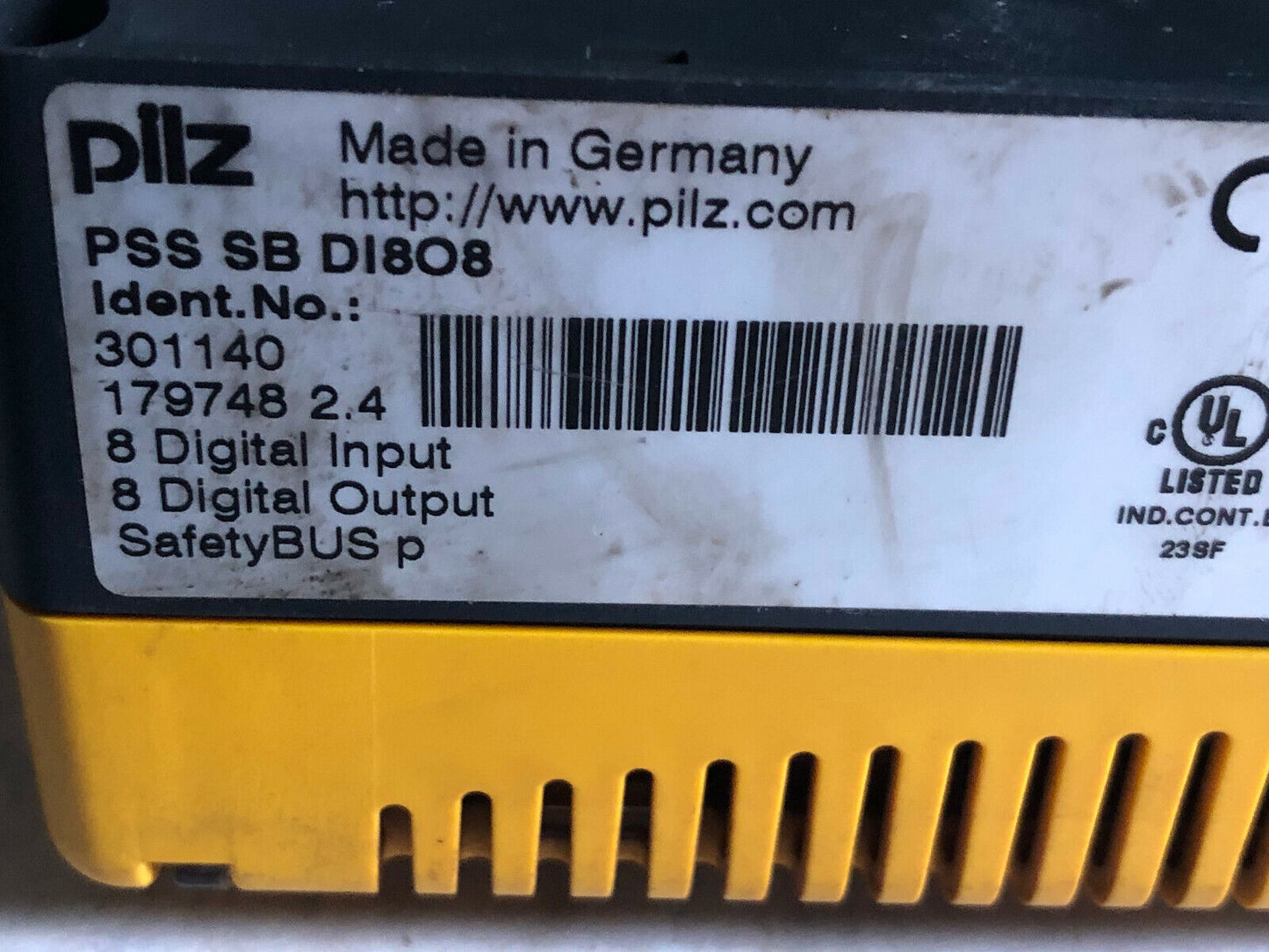 Pliz Pss Sb Di8o8,Pliz Pss Sb Di808,301140 Safetybus Digital Input Output, Sv