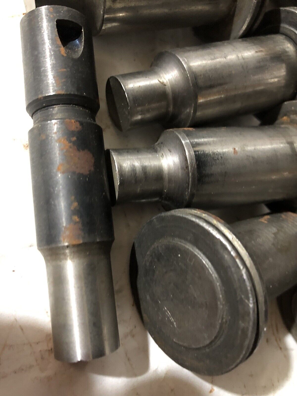 Lot 10 Sets Strippit Round Punches & Dies,625,.6250,0.6250",.631 Punch Die,To