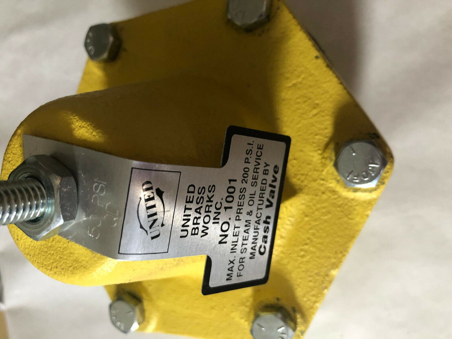 New 2" Cash Valve United 1001 Live Steam Pressure Reducing Regulator 20-125Psi