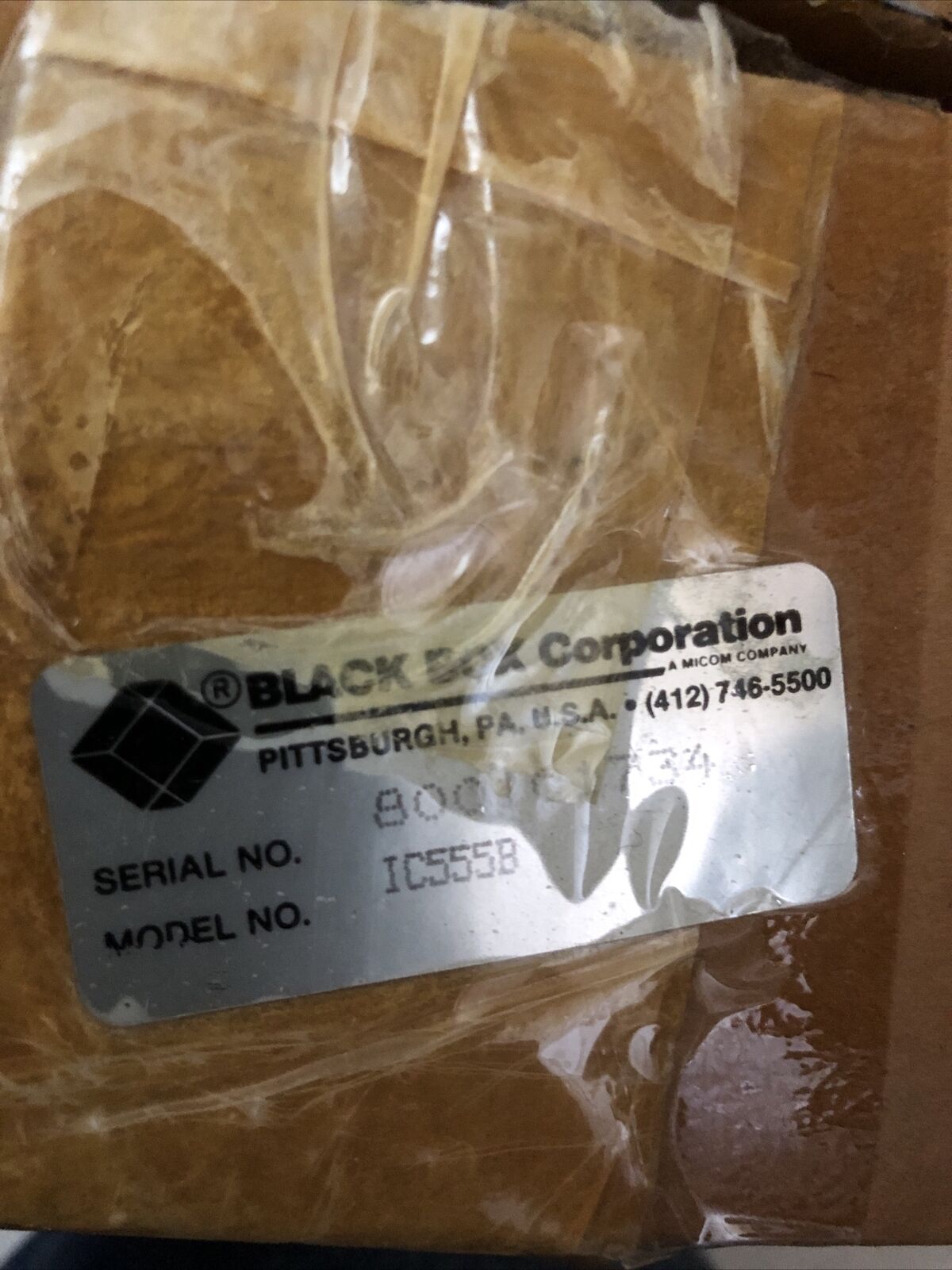 New Black Box Ic555b, Asi-Iii   ,100-0019-001, Ps154,Cv,Bv