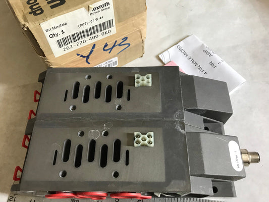 New Rexroth 262-220-400-0K0 Pneumatic Valve Manifold Kit 261-2 As-I Man,Eo
