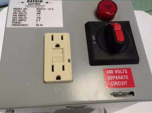 New Mdgta-13G Daykin Transformer Disconnect Midget,Fk