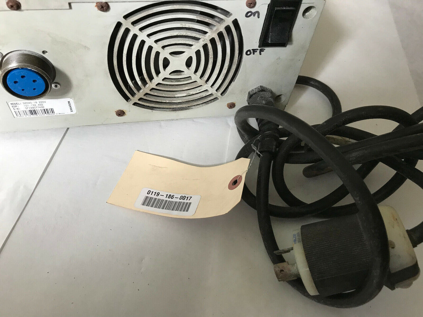Branson S8540-18 Ultrasonic Power Supply,Series 8500,Branson S8540-18 230V,Th