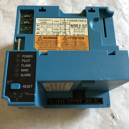 Honeywell Rm7838 B 1013,Rm7838b1013 Burner Controller,(Power On,Internal Err),Ct