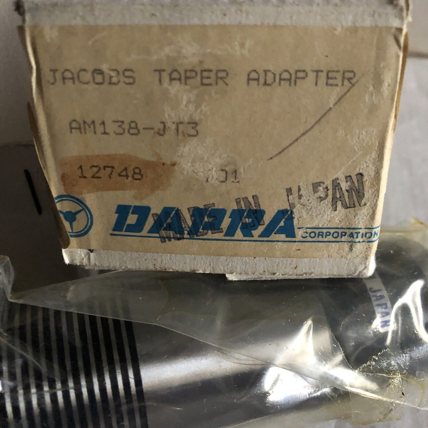New Dapra Am138-Jt3,Showa Am138-Jt3 Jacobs Taper Adapter #3,Ao