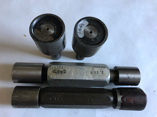 Lot The Pipe Machinery Go No Go Plug Gage 1.146,1.156,1.149,1.144,1.440,1.445,Sh