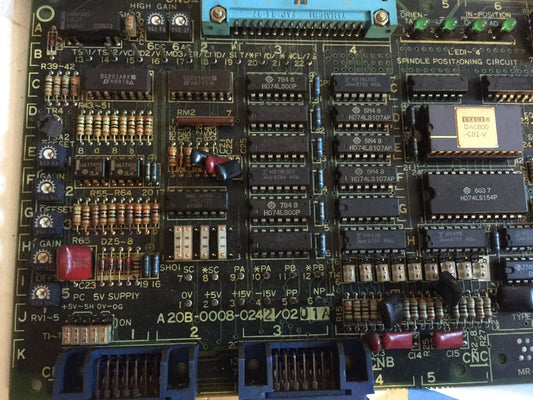 Fanuc A20b-0008-0242/0201A Spindle Positioning Pcb A350-0008-T244/06,Cz