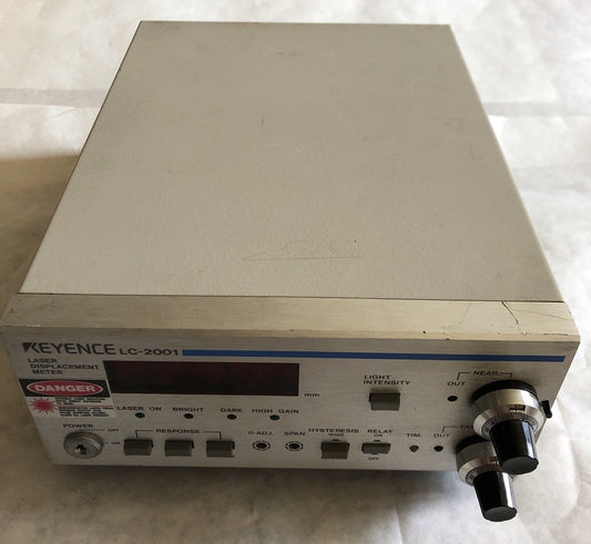 Keyence Lc-2001 Corp Laser Displacement Meter Lc-2001 (Excellent Condition),Sj