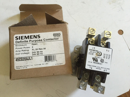 New Siemens 45Cg20ajl1 Contactor,Db