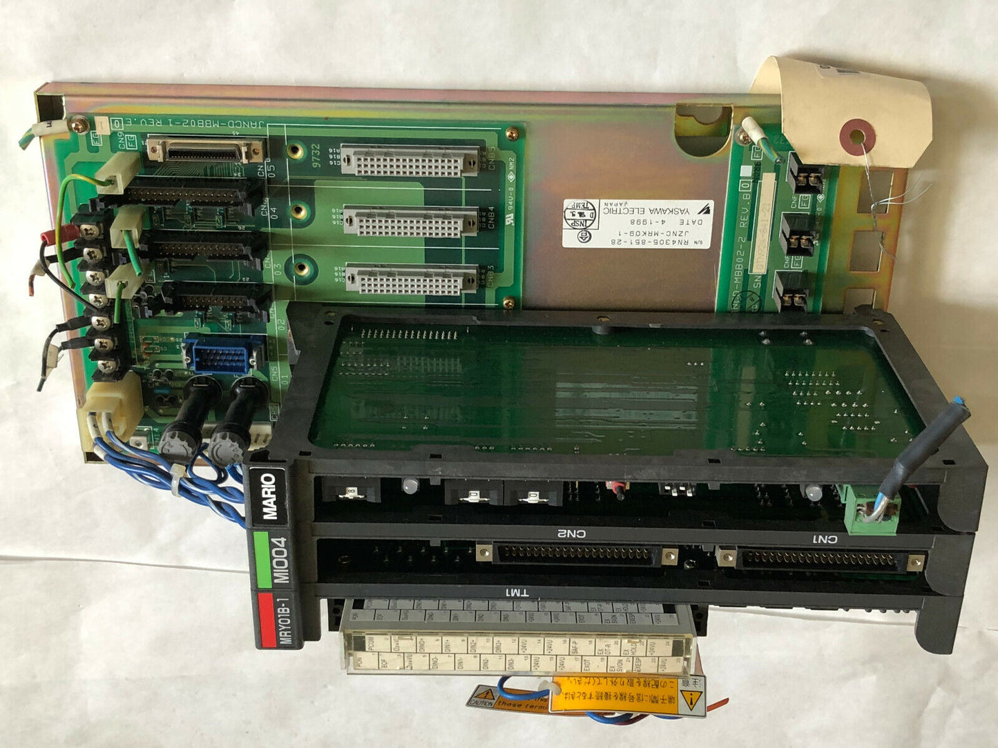 Yaskawa Jznc-Mrk09-1 Cnc Control,Mry01b-1,Mi004,Mario,M1004,Jancd-Mbb02-1,Cg