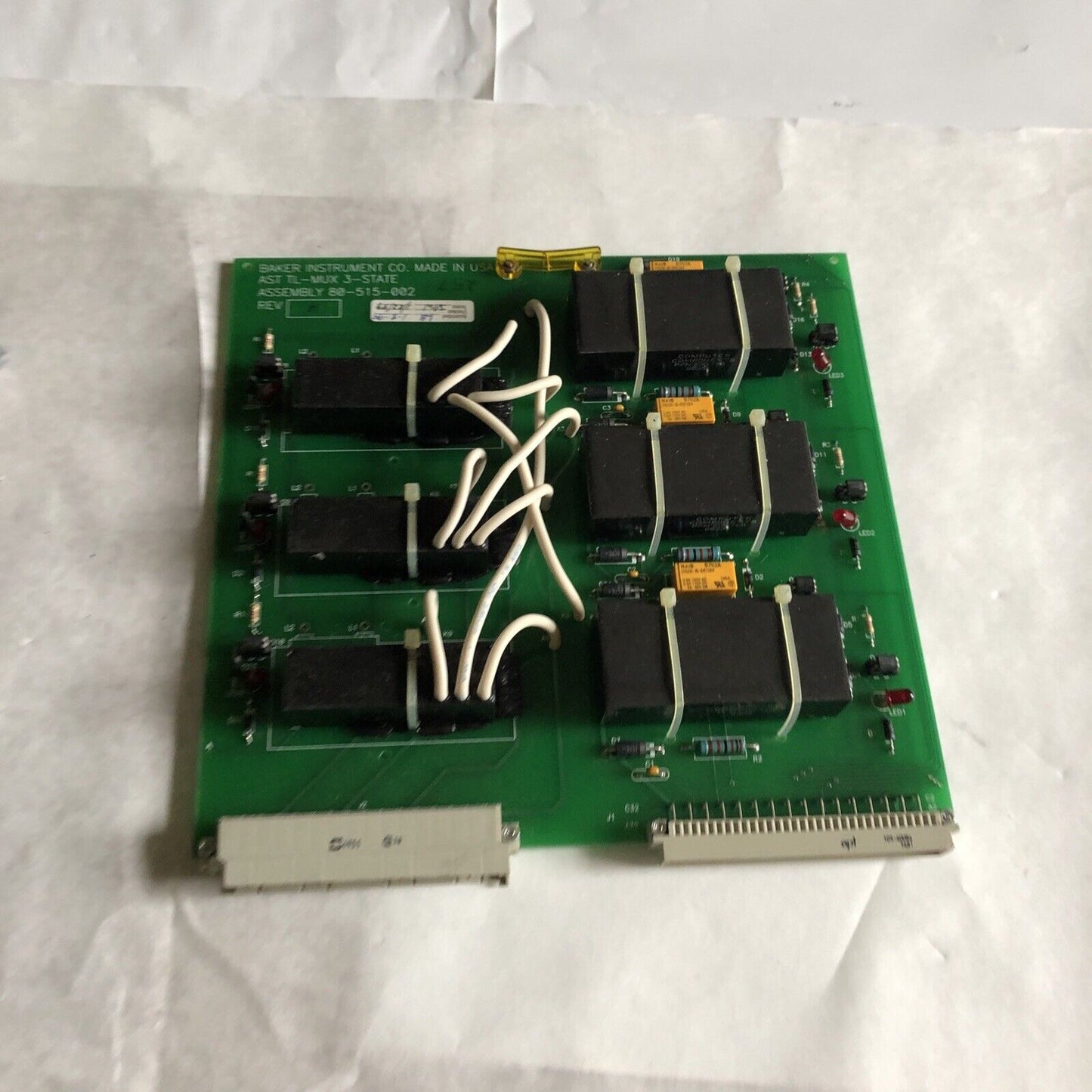 Baker Instrument 80-515-002 Rev.H, Ast Tl-Mux 3-State Control Board,Ag