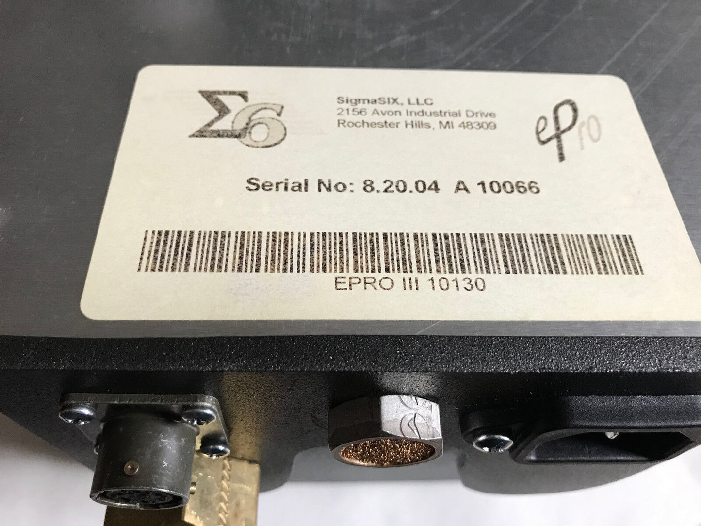 Sigmasix Epro Iii 10130,E6 Pneumatic Pulse Tool Controller Epro,Sigma Six E6,Si