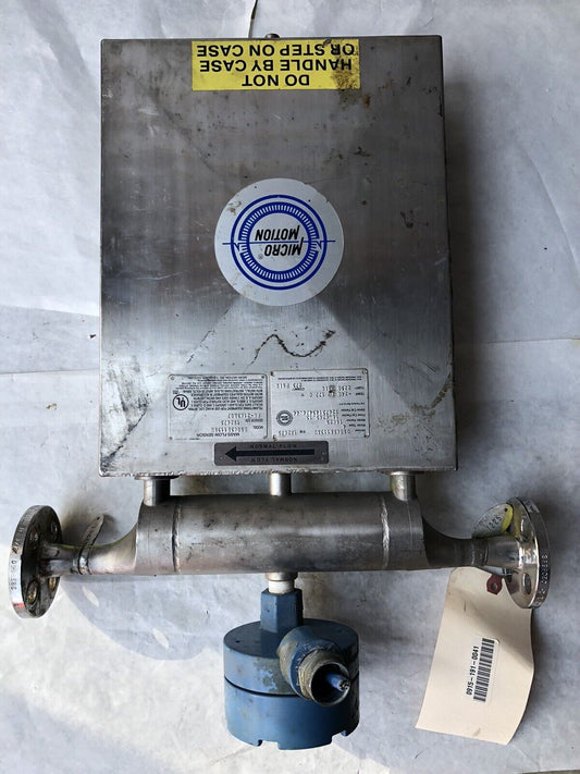 Micro Meter Micro Motion Ds065s113su Stainless Steel Mass Flow Sensor,Fd