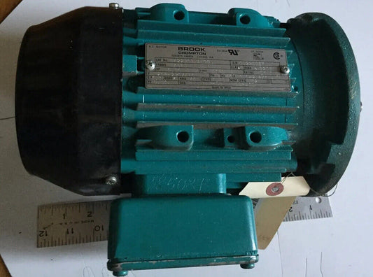 New Brook Crompton 5422303Wa-99 Motor,1/2 Hp 3Ph,208-230/460V,Rpm 115,Bs