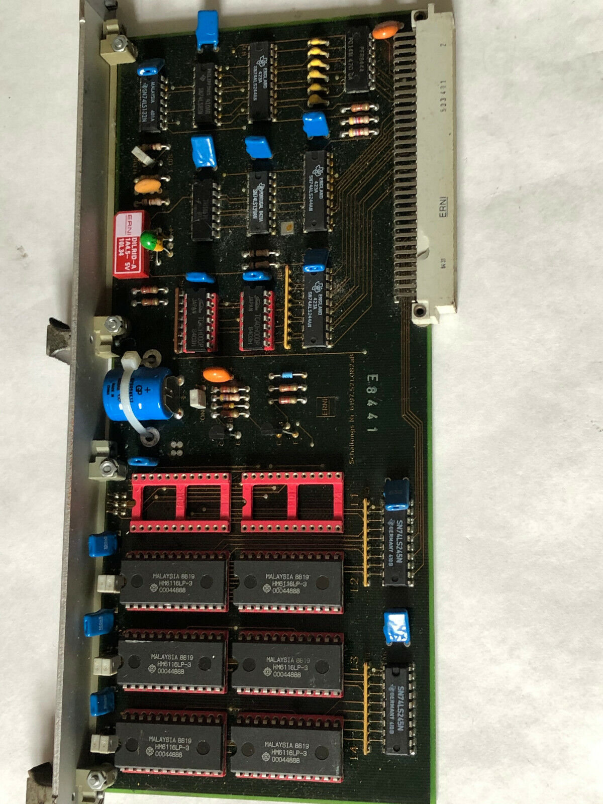 (For Part Only) Bircher 6120.521.221 990Emem.221 8Kw Cmos Ram/Eprom Plc Board,Su