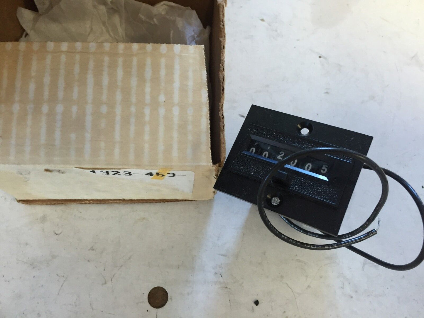 New Durant 6-Y-41323-453-Mequ Display Counter 12Vdc,Dj
