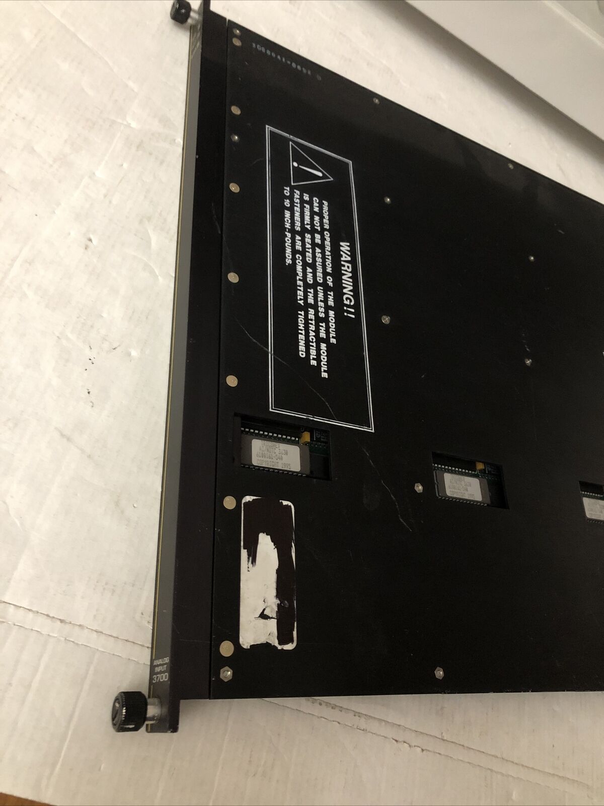Triconex 3700 Analog Input Module  0-5Vdc 32Pt Tmr Diff Dc Cpled,3000041 005E,Cv